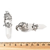 Natural Quartz Crystal Big Pointed Pendants G-A172-16N-3