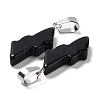 Natural Obsidian Pendants G-C057-01P-04-3