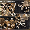 Alloy with Plastic Pearl Ornament Accessories FIND-WH20030-11B-G-5