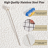 9 Sets Stainless Steel Pins DIY-SP0003-54B-5