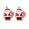 Christmas Theme Opaque Resin Pendants LS-FIND-E025-03-2