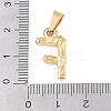 304 Stainless Steel Pendants STAS-F235-01G-F-3