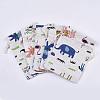 5Pcs Polycotton(Polyester Cotton) Packing Pouches Drawstring Bags ABAG-FP0001-05-1