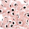 Luminous & Printed Opaque Acrylic Beads LACR-G050-01C-2