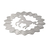 201 Stainless Steel 3D Rotating Hanging Wind Spinner STAS-C166-01E-P-2