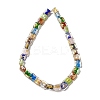 Handmade Gold Foil and Silver Foil Lampwork Beads FOIL-C001-01A-01-2