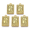 Rack Plating Alloy Pendants PALLOY-WH0103-04D-AG-2