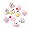 Opaque Resin Decoden Cabochons CRES-A050-07-1