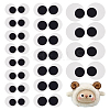 60 Pairs 3 Styles Felt Cabochons DIY-PH0033-22-1