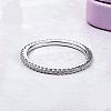 Anti-Tarnish Rhodium Plated 925 Sterling Silver Finger Rings RJEW-FF0008-008P-18mm-1