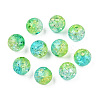Transparent Crackle Acrylic Beads CACR-N002-06A-3