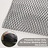 Polyester Birdcage Bridal Veil Netting AJEW-WH0471-103B-01-4