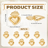 8Pcs Alloy Pendants FIND-LP0006-76-2
