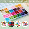 ABS Plastic Beads KY-TAC0013-03-4