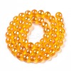 Electroplate Transparent Glass Beads Strands GLAA-T032-T8mm-AB11-3