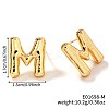 Brass Stud Earrings UV9543-13-1