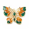 Rack Plating Brass Micro Pave Cubic Zirconia Pendants KK-E281-04G-02-1