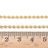 Brass Ball Chain Necklaces for Women NJEW-B148-01A-G-5