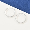 Brass Hoop Earrings EJEW-F378-02S-1