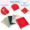 6Pcs 6 Colors Imitation Leather Jewelry Storage Zipper Bags ABAG-TA0001-66B-4