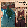 2Pcs Leaf PU Leather Cardigan Clips JEWB-CL0001-01A-7