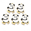 Rack Plating Alloy Enamel Pendants ENAM-N055-043-1