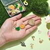 40Pcs 8 Styles Alloy Enamel Pendants ENAM-CJ0006-10-4