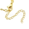 Brass Micro Pave Clear Cubic Zirconia Satellite Chain Locket Pendant Necklaces for Women NJEW-M009-03G-A-4