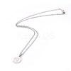 304 Stainless Steel Pendant Necklaces NJEW-E137-01P-2