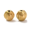 304 Stainless Steel Corrugated Beads STAS-I203-30G-1