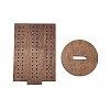 Rectangle Shape Wood Earring Display Stands LS-ODIS-K004-02-4