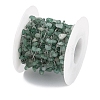 Handmade Natural Green Aventurine Chip Beads Chain CHS-H028-06A-07-3