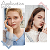 4 Styles Alloy Resin Hoop Earring Set for Women EJEW-UN0002-79-5