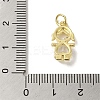 Rack Plating Brass Glass Pendants KK-P272-18A-G01-3