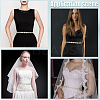 Metal Full Crystal Rhinestone Horse Eye Bridal Waist Belts for Wedding Dress AJEW-WH20080-65F-S-4
