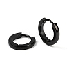 Personalized Unisex 304 Stainless Steel Huggie Hoop Earrings X-EJEW-G121-47-1-1