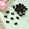 26Pcs Glass Connector Charms PALLOY-YW00117-4