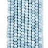 Ombre Effect Opaque Crackle Glass Beads Strands GLAA-Q106-01A-A05-2
