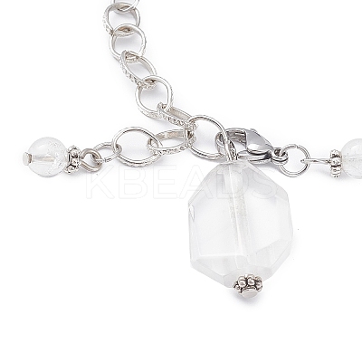 Natural & Synthetic Gemstone Chakra Pointed Dowsing Pendulums PALLOY-JF02089-1