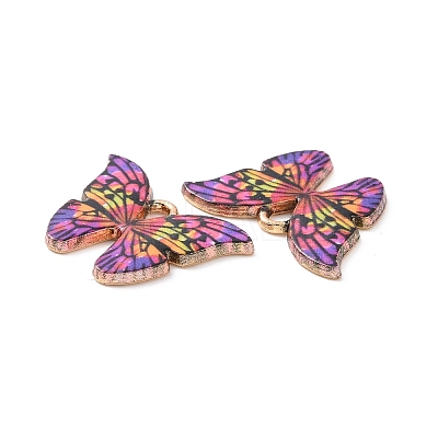Alloy Enamel Pendants PALLOY-M200-01LG-B-1