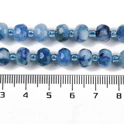 Natural Dyed White Jade Beads Strands G-H057-A22-03-1
