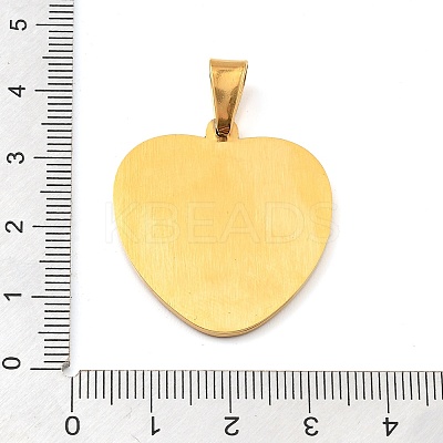 Ion Plating(IP) 304 Stainless Steel Pendants STAS-H182-11A-G-1