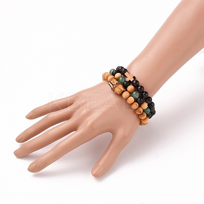 Stretch Bracelets Sets BJEW-JB05662-04-1