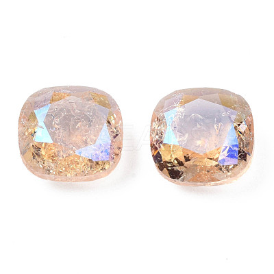 Glass Rhinestone Cabochons MRMJ-N029-02B-06-1