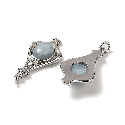 Natural Mixed Gemstone Pendants G-C096-03P-1
