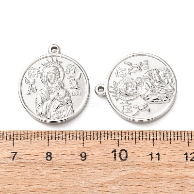 304 Stainless Steel Pendants STAS-G385-07P-1