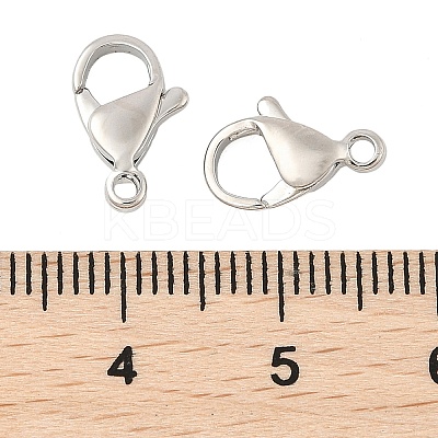 Brass Lobster Claw Clasps KK-U056-01P-1