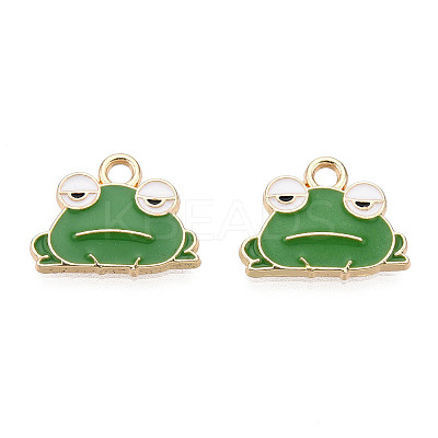 Eco-Friendly Zinc Alloy Pendants ENAM-R051-13-01G-NR-1
