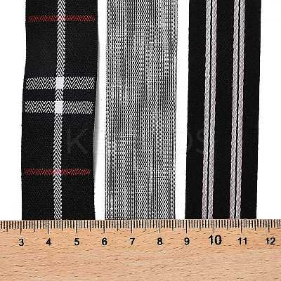 9 Yards 3 Styles Polyester Ribbon SRIB-A014-G12-1