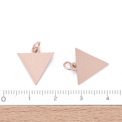 Ion Plating(IP) 304 Stainless Steel Pendants LS-STAS-I311-22RG-1